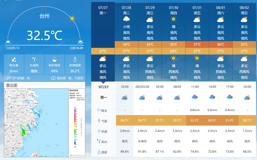 7.27台州