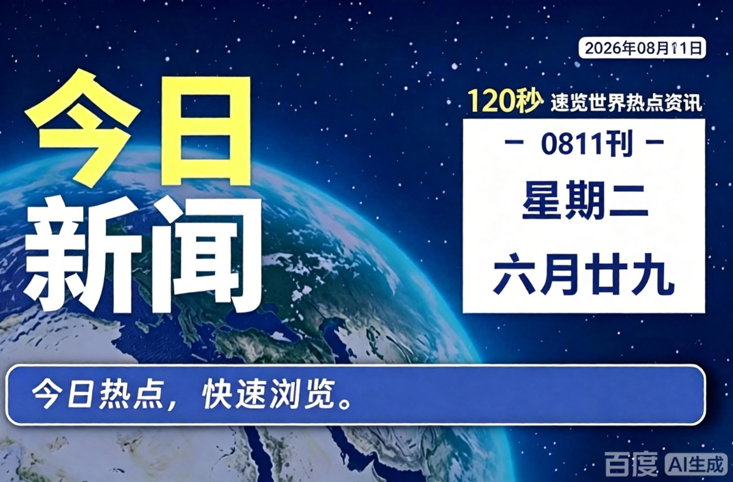 8月11日,星期二,120秒看懂全世界-零修论坛